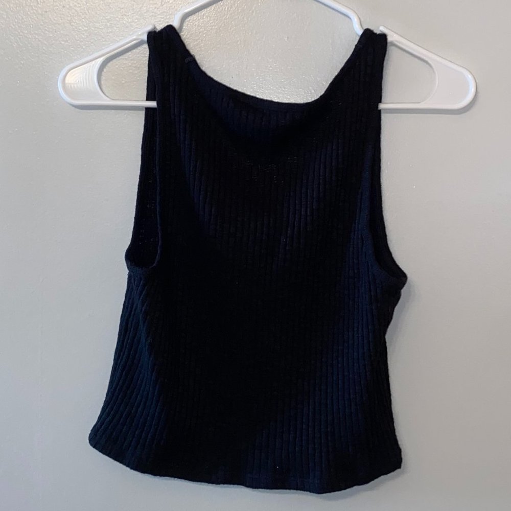 Forever 21 | Black Ribbed Knit Tank - Picture 2 of 3